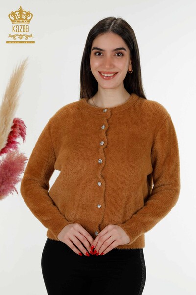 All'ingrosso Cardigan Donna Angora Marrone - 19099 | KAZEE 