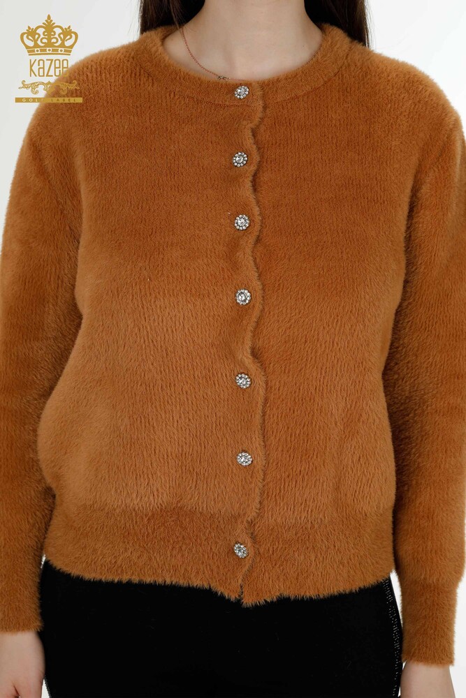 All'ingrosso Cardigan Donna Angora Marrone - 19099 | KAZEE - 2