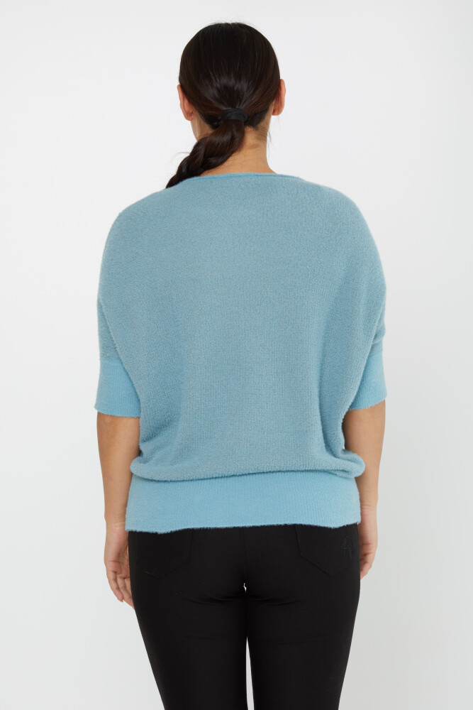 Angora Knitwear Bat Sleeve Crew Neck Mint - 30293 | KAZEE (zestaw 3 sztuk S-M-L) - 5