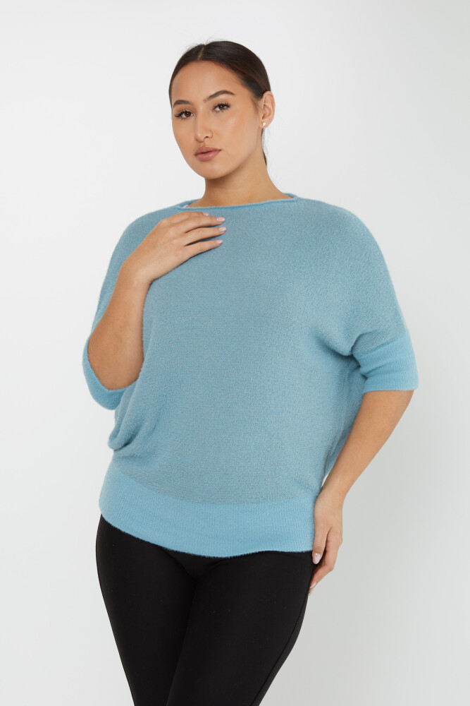 Angora Knitwear Bat Sleeve Crew Neck Mint - 30293 | KAZEE (zestaw 3 sztuk S-M-L) - 2