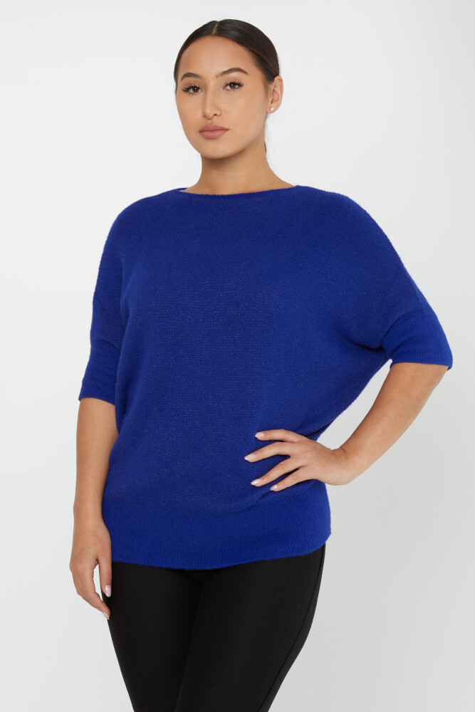 Angora Knitwear Bat Sleeve Crew Neck Saks - 30293 | KAZEE (zestaw 3 sztuk S-M-L) - 2