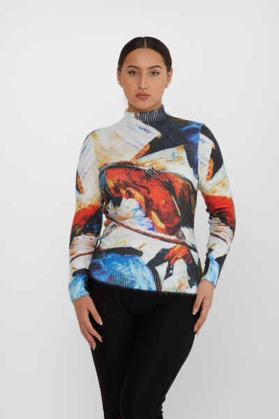 Angora Knitwear Digital Printed Digital - 18960 | KAZEE (Set of 3 S-M-L) - 1