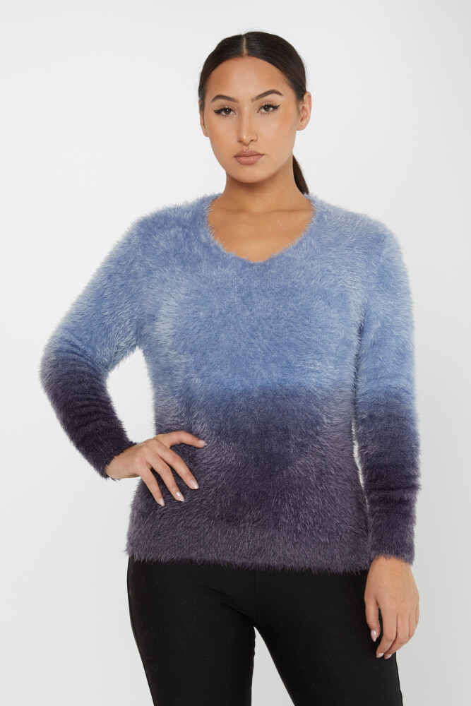 Angora Knitwear Long Sleeve Blue - 31013 | KAZEE (Set of 3 S-M-L) - 1