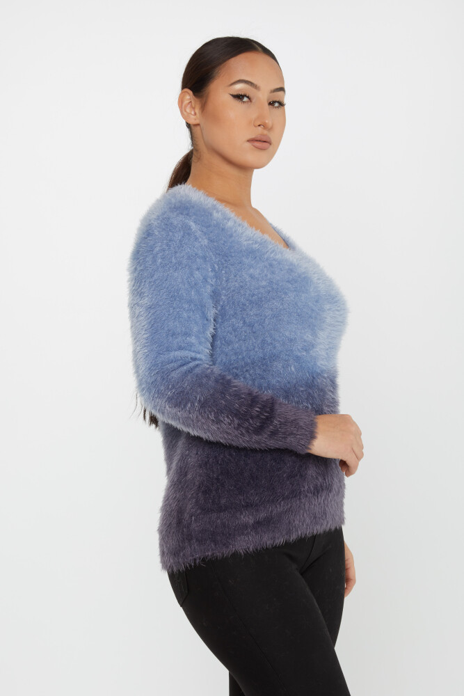 Angora Knitwear Long Sleeve Blue - 31013 | KAZEE (Set of 3 S-M-L) - 2