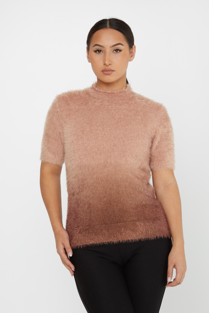 Angora Knitwear Short Sleeve Brown - 31014 | KAZEE (Set of 3 S-M-L) - 1