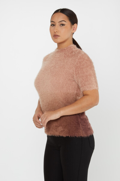 Angora Knitwear Short Sleeve Brown - 31014 | KAZEE (Set of 3 S-M-L) - 2