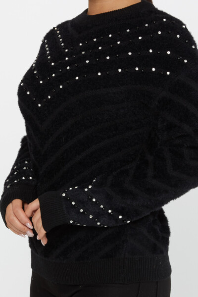 Angora Sweater Beaded Black - 30189 | KAZEE (Set of 3 S-M-L) - 4