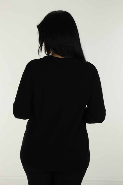 Crew Neck Basic Black - 31004 | KAZEE (Set of 4 M-L-XL-XXL) - Thumbnail