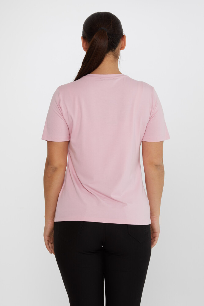 Blusa Bordada Rosa - 80109 | KAZEE (Juego de 4 tallas M-L-XL-2XL) - 5