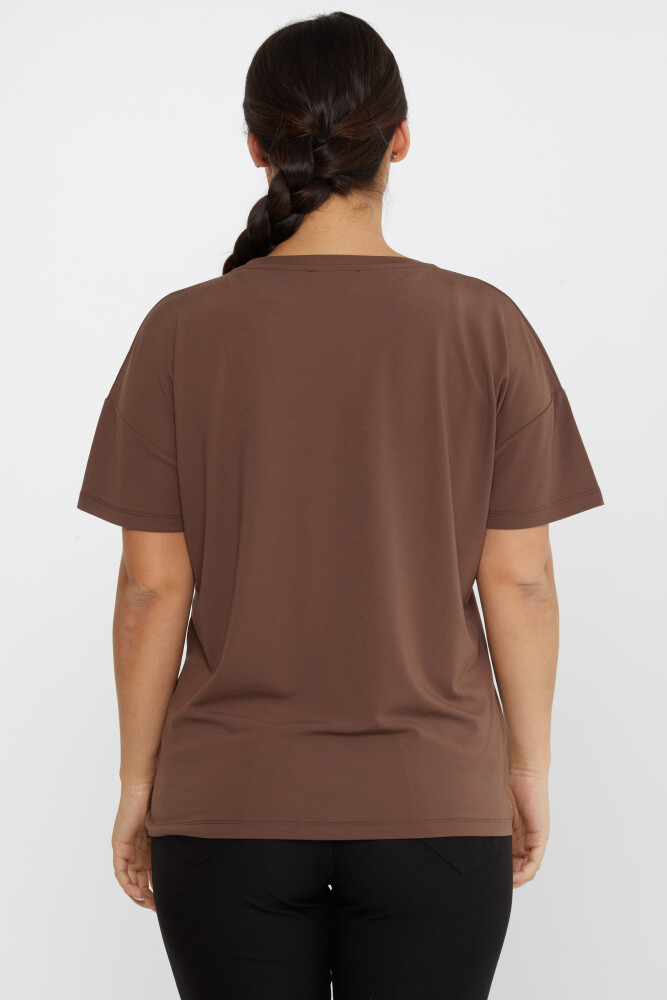 Blusa con Botones Piedra Marrón - 79998 | KAZEE (Juego de 3 M-L-XL) - 5