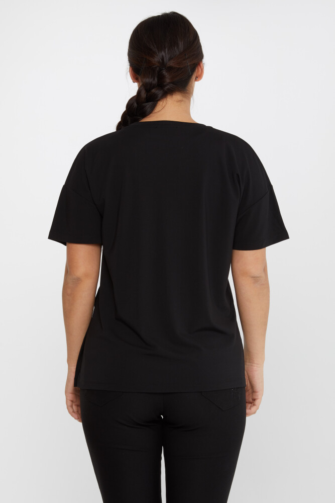 Blusa con Botones Piedra Negro - 79998 | KAZEE (Juego de 3 M-L-XL) - 5