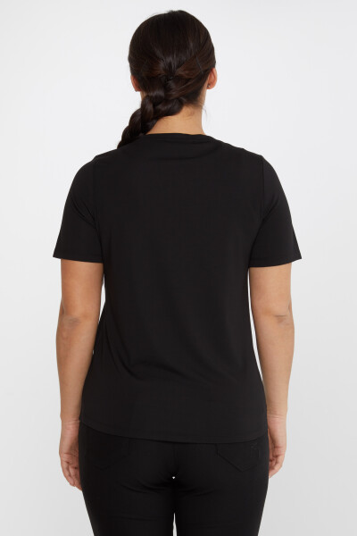 Blusa Manga Corta Negro - 79953 | KAZEE (Juego de 4 S-M-L-XL) - 5