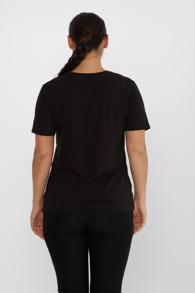 Blusa Pájaro Piedra Bordada Negra - 80111 | KAZEE (Juego de 3 tallas M-L-XL) - 5