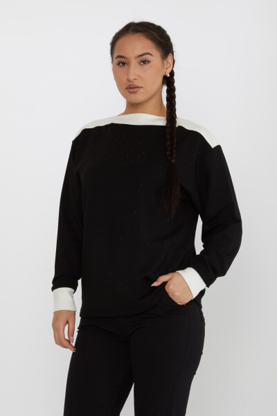 Bluza z długim rękawem Stone Black - 2246 | KAZEE (zestaw 3 sztuk L-XL-2XL) - 2