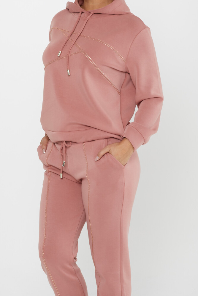 Conjunto De Chándal Con Capucha Dusty Rose - 17628 | KAZEE (Juego de 4 S-M-L-XL) - 4