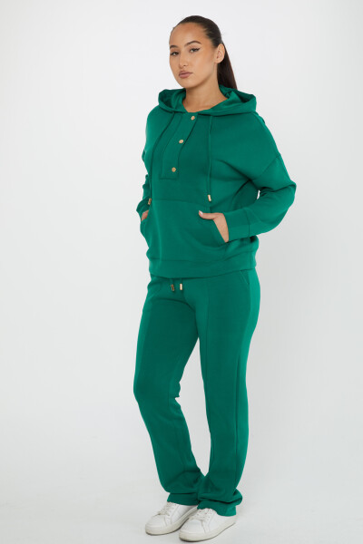 Conjunto Chándal Con Capucha Verde - 17627 | KAZEE (Juego de 4 S-M-L-XL) - 2