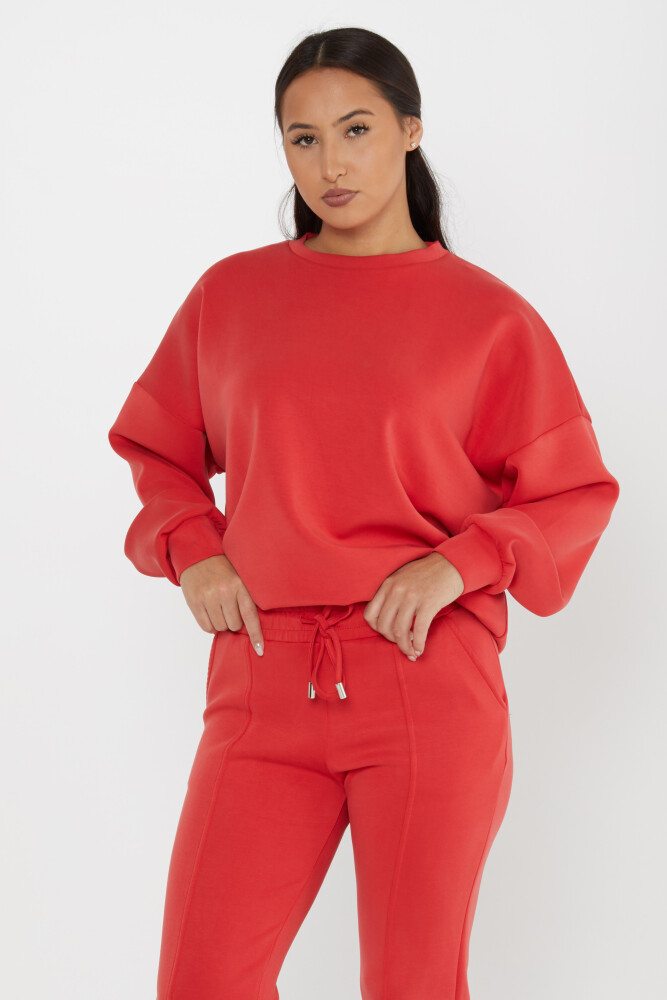 Conjunto de Chándal Rojo con Detalle de Lazo - 17579 | KAZEE (Juego de 4 S-M-L-XL) - 2