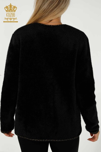 Cardigan cu ridicata pentru femei Angora Pocket Black - 30263 | KAZEE - 4