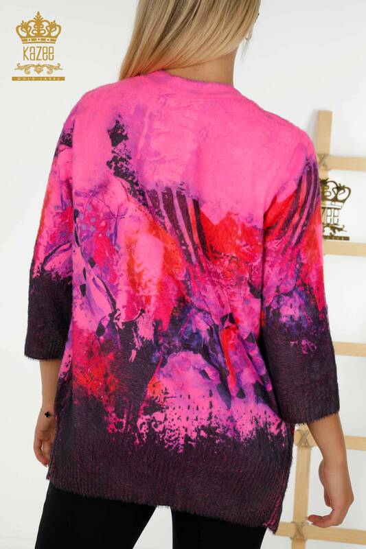 Cardigan cu ridicata pentru femei Angora Digital - 30345 | KAZEE