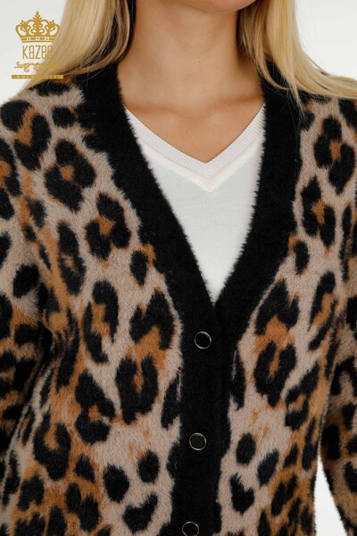 Cardigan cu ridicata pentru femei Angora Leopard - 30629 | KAZEE - 3