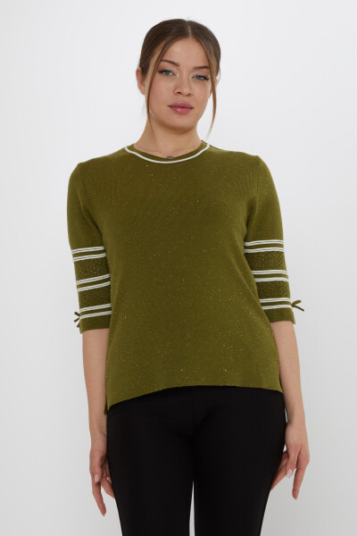 ژله آستین بافتنی سبز تیره - 31316 | KAZEE (ست 3 M-L-XL) - 2