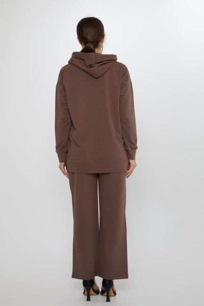 ست گرمکن قهوه ای طرح دار سنگی - 17898 | KAZEE (ست 3 M-L-XL) - 7