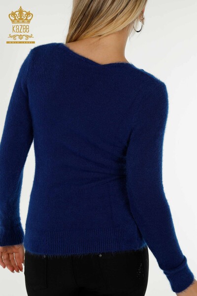 Großhandel Damen-Strickpullover - Angora - Saks - 18474 | KAZEE - 7