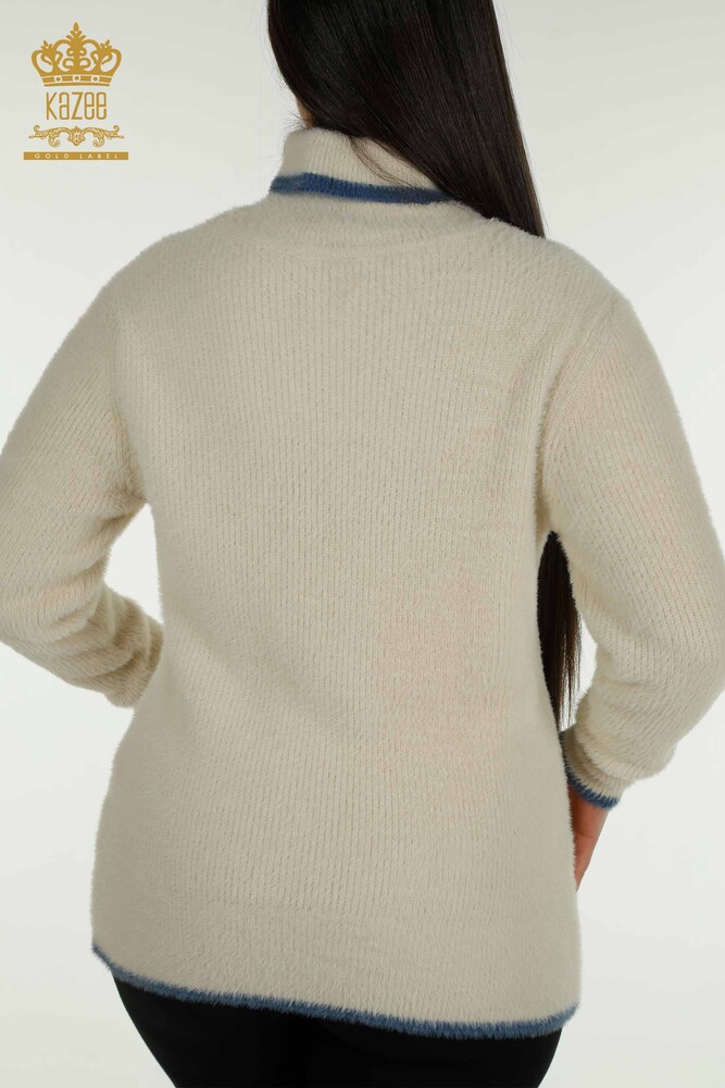 Großhandel Damen-Strickpullover - Angora - Stein - 30646 | KAZEE - 7