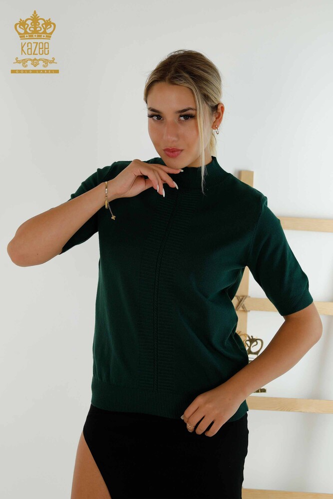 Großhandel Damen-Strickpullover - Basic - Kurzarm - Nefti - 30334 | KAZEE - 1