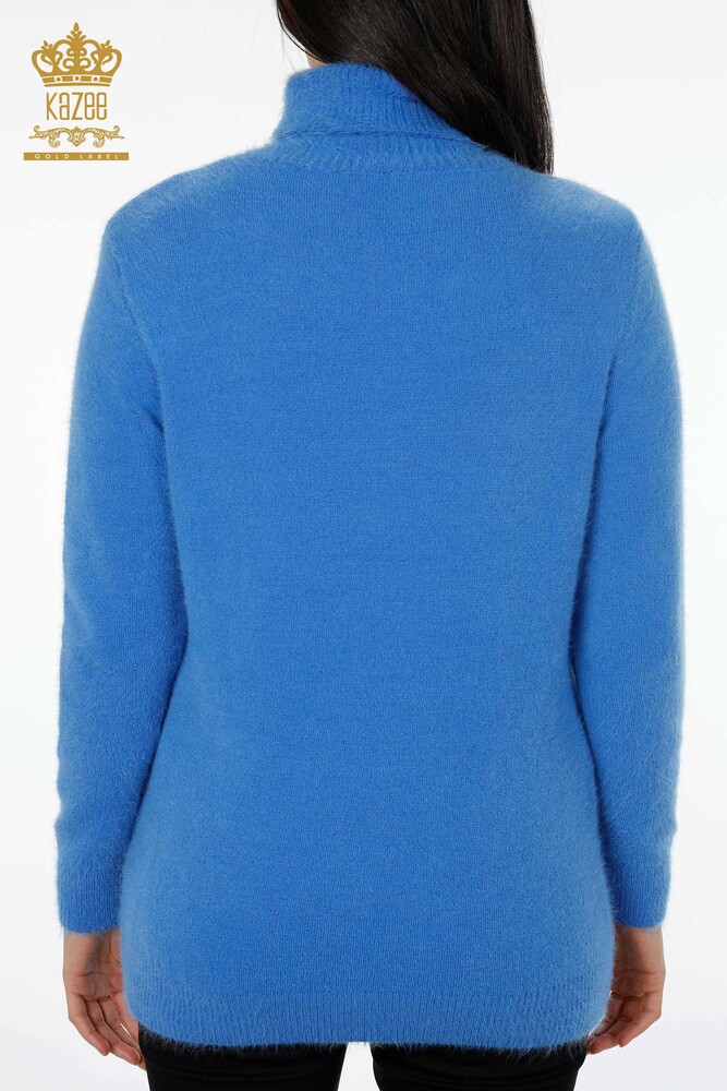 Großhandel Damen-Strickpullover Rollkragenpullover Langarm Logo - 18843 | KAZEE - 27