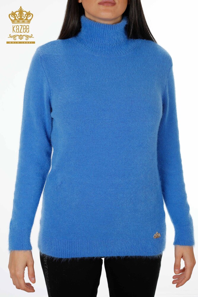 Großhandel Damen-Strickpullover Rollkragenpullover Langarm Logo - 18843 | KAZEE - 23