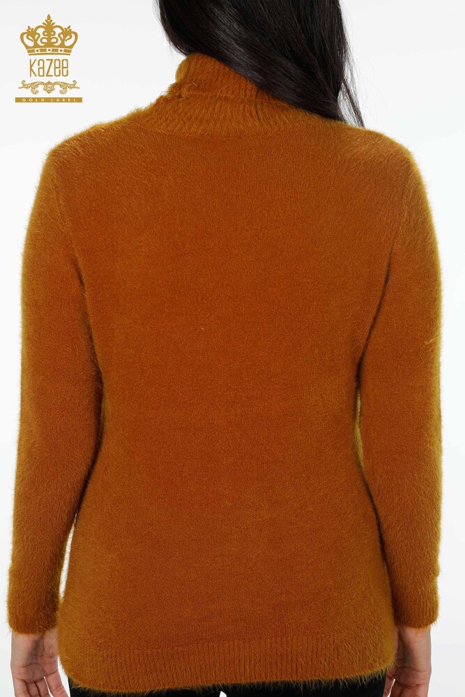 Großhandel Damen-Strickpullover Rollkragenpullover Langarm Logo - 18843 | KAZEE - 33