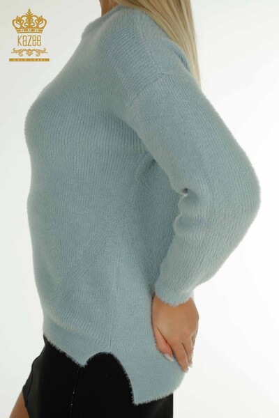 Großhandel Damen Strickpullover Langarm Mint - 30775 | KAZEE - 4