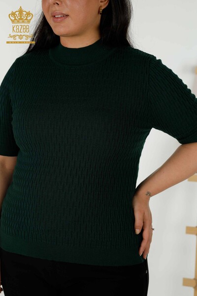 Großhandel für Damen-Strickpullover – Stehkragen – Nefti – 30338 | KAZEE - 2