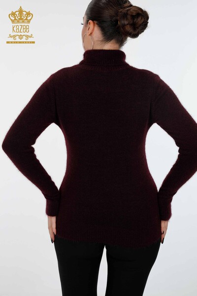 Großhandel Damen Strickpullover Linie Detaillierte Steinstickerei - 18908 | KAZEE - 13