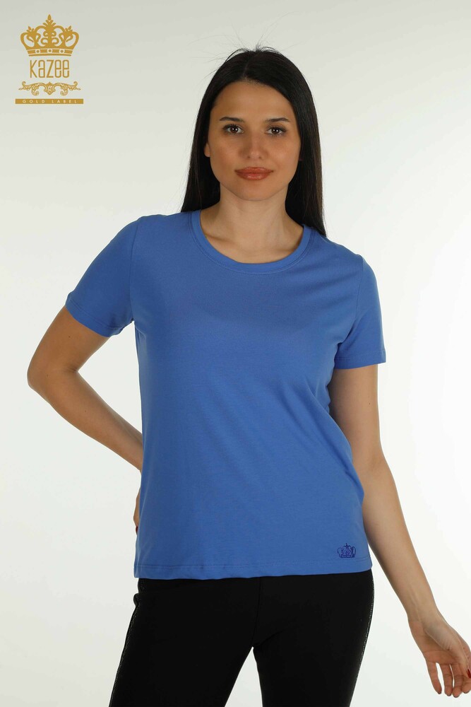 Großhandel Damen Bluse - Basic - Saks - 79562 | KAZEE - 1