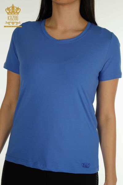 Großhandel Damen Bluse - Basic - Saks - 79562 | KAZEE - 2