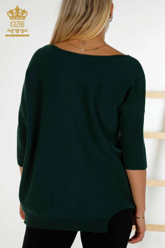 Großhandel Damen-Strickpullover Basic Pocket Nefti - 30237 | KAZEE