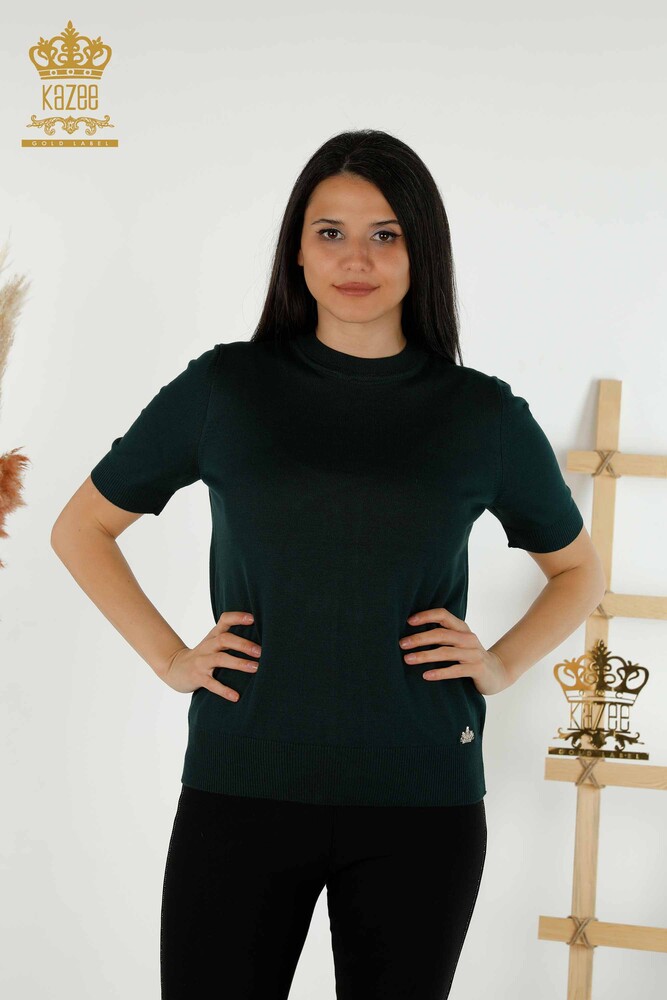 Großhandel für Damen-Strickpullover – Basic – Mit Logo – Nefti – 30254 | KAZEE - 1