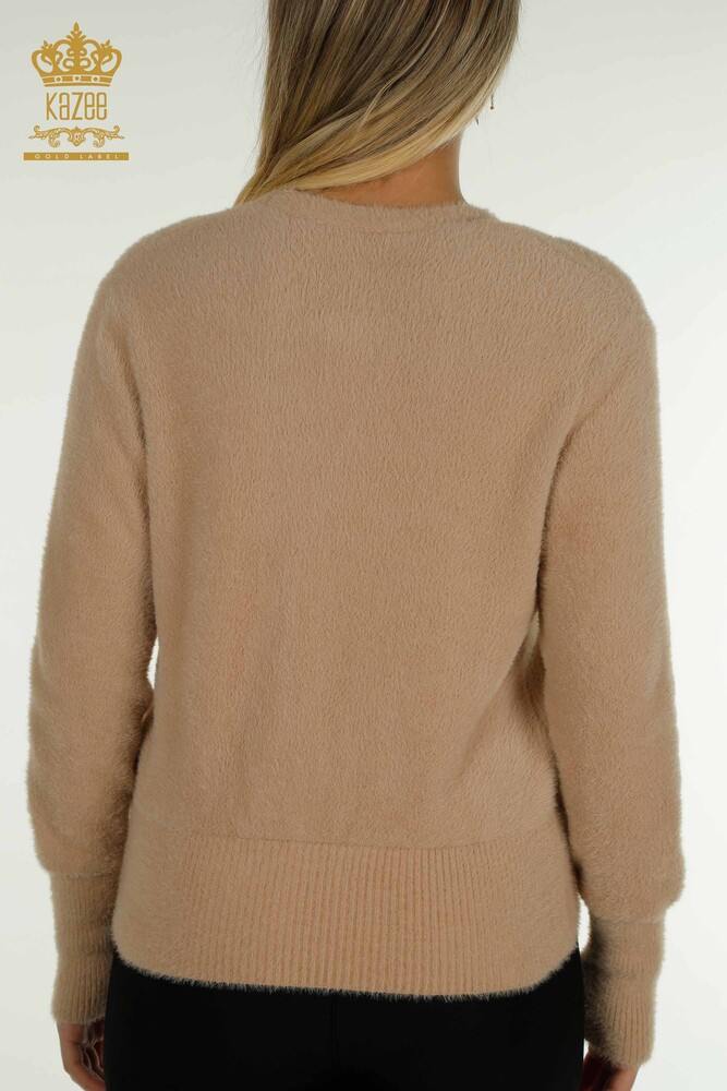 All'ingrosso Cardigan da donna - Angora - Beige - 30447 | KAZEE - 7