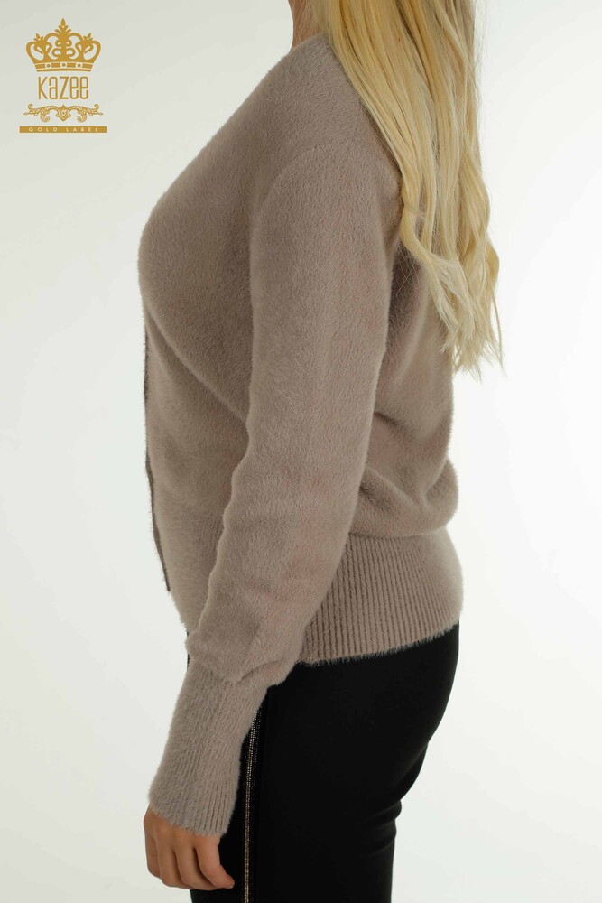 All'ingrosso Cardigan da donna Angora Grigio - 30447 | KAZEE - 5