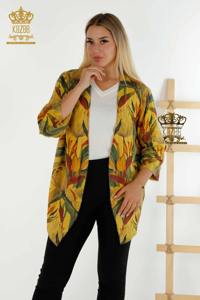 All'ingrosso Cardigan da donna - Angora - Digitale - 30492 | KAZEE - 1