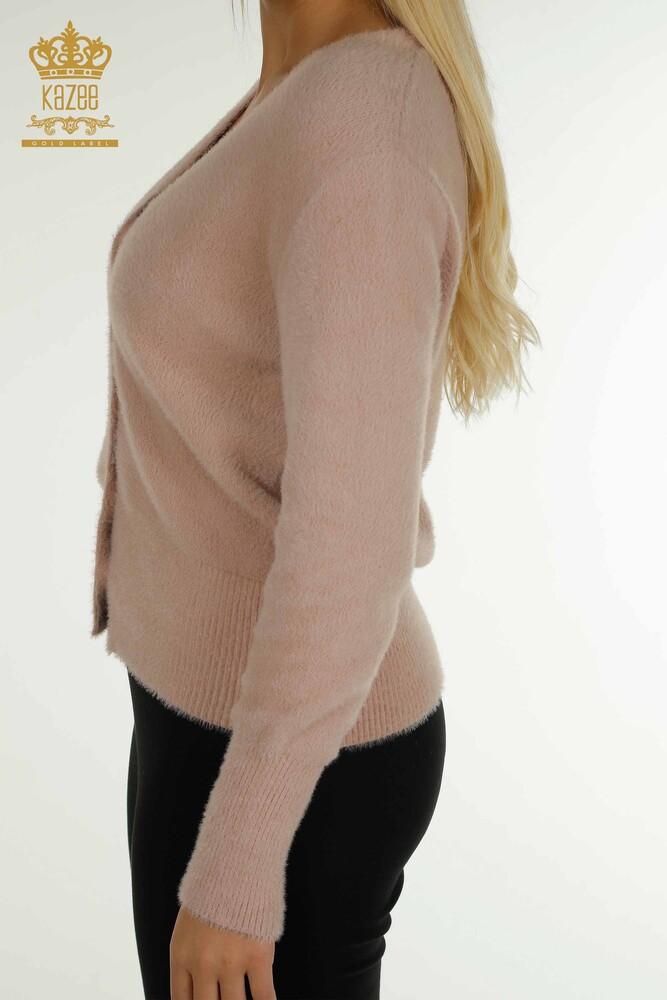 All'ingrosso Cardigan da donna d'Angora Polvere - 30447 | KAZEE - 5