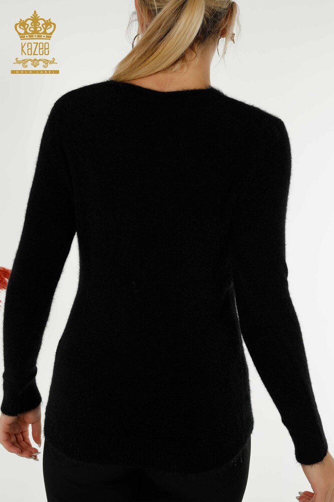 All'ingrosso Maglieria da donna maglione - basic - angora - nero - 12047 | KAZEE - 8