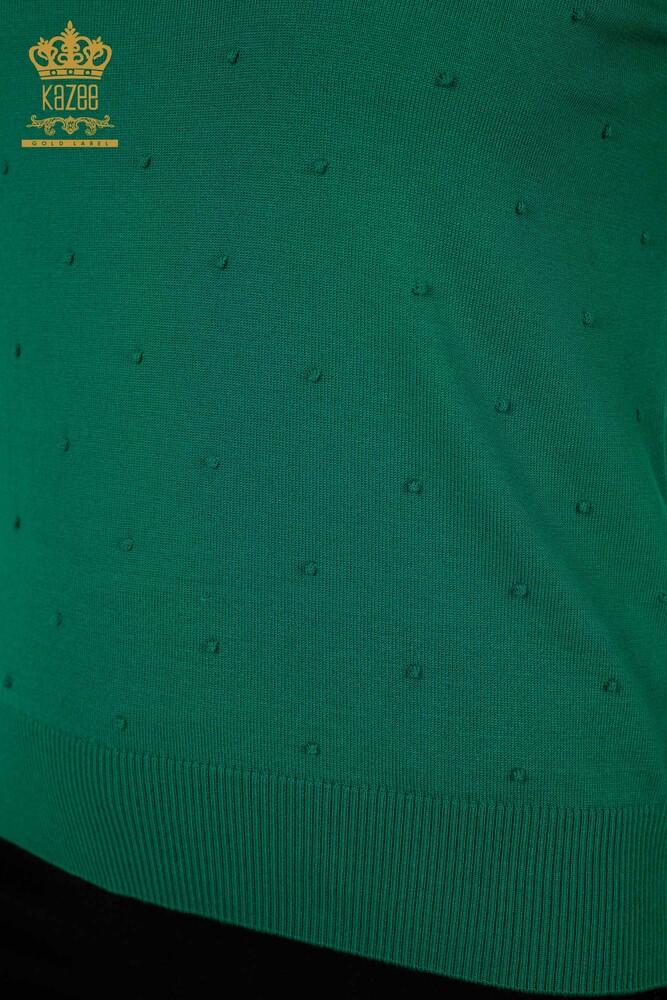 Ingrosso Maglieria Donna Maglione - Modello Americano - Verde - 30131 | KAZEE - 5