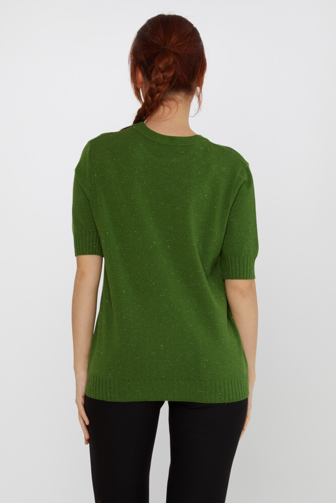 Jersey Punto con Detalle Glitter Verde - 31635 | KAZEE (Juego de 3 S-M-L) - 4