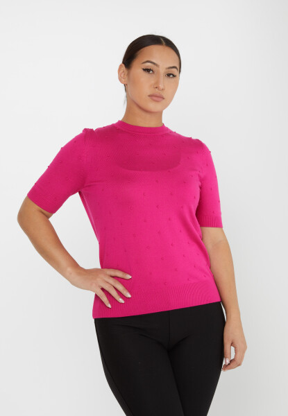 Jersey Punto Manga Corta Fucsia - 30131 | KAZEE (Juego de 4 M-L-XL-2XL) 