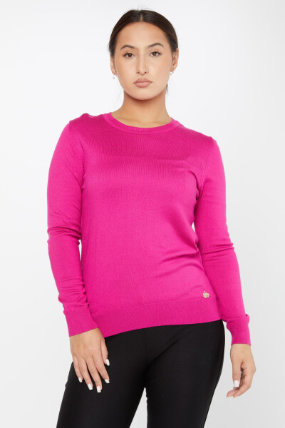 Jersey Punto Manga Larga Fucsia Oscuro - 11052 | KAZEE (Juego de 3 S- M-L) 