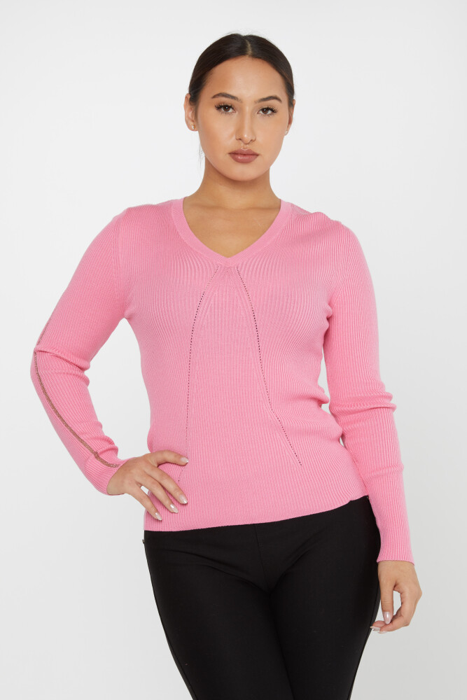 Jersey Punto Manga Larga Rosa - 16240 | KAZEE (Juego de 3 S-M-L) - 2