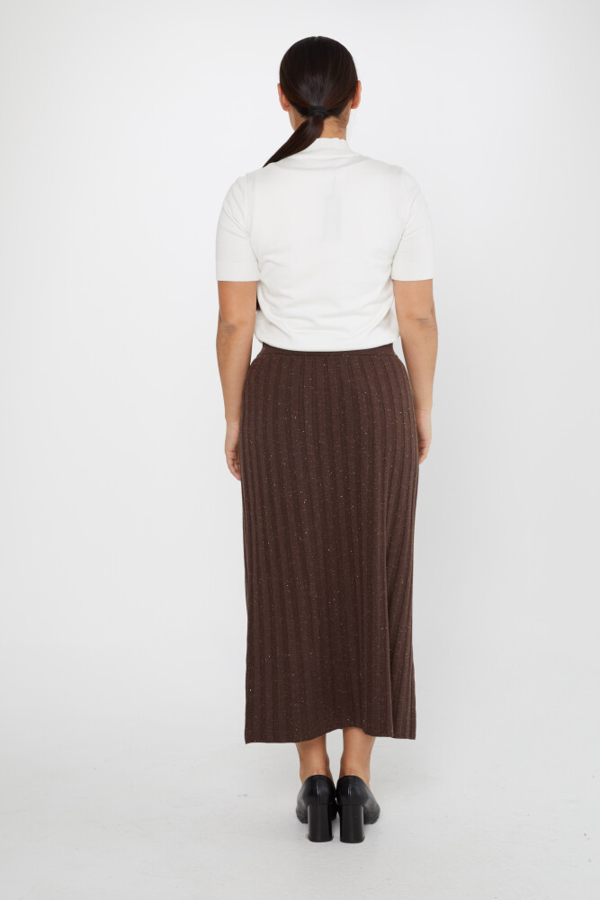 Knitted Skirt Glitter Detail Brown - 31548 | KAZEE (Set of 3 L-XL-2XL) - 6